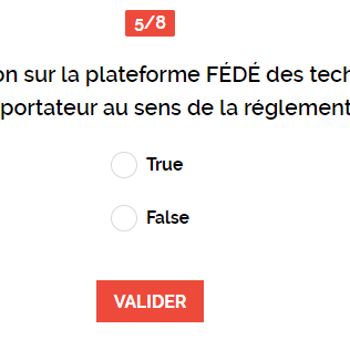 Disponibilité du quiz sur le contrôle des exportations